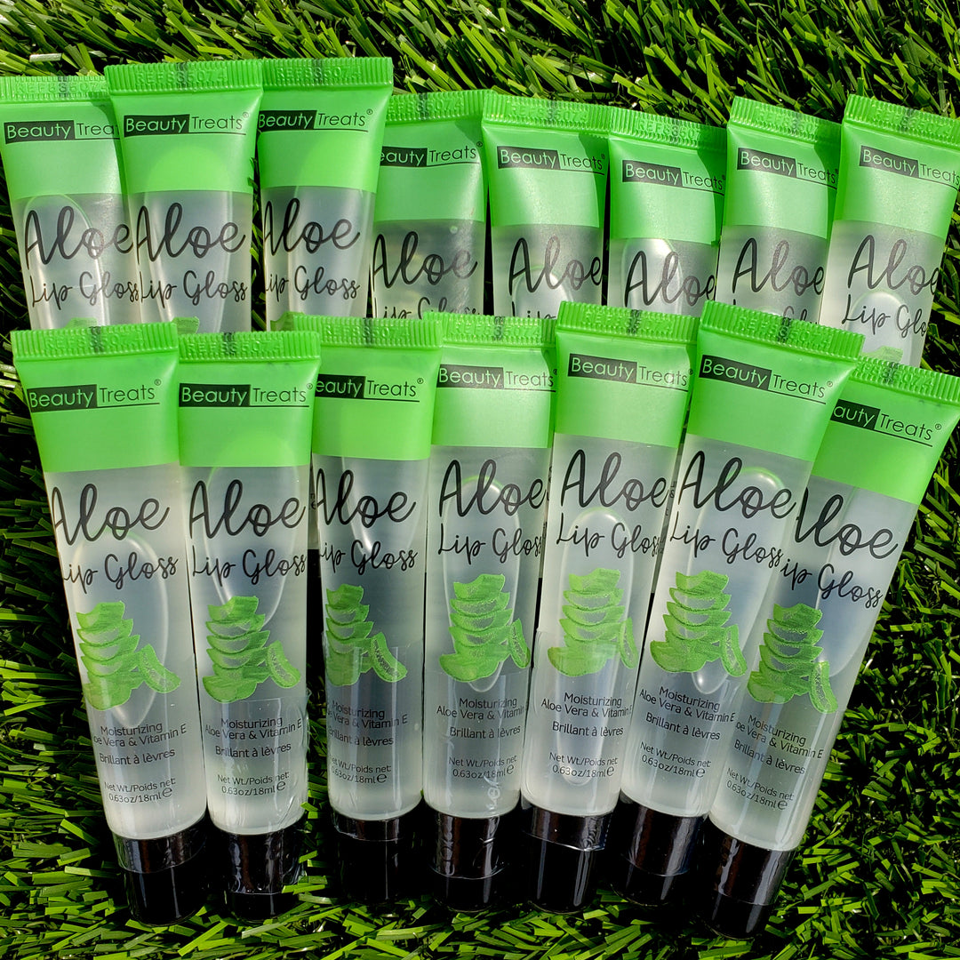 Beauty Treats Aloe Lip Gloss  $3 Gloss with Aloe & Vitamin E | Hydrating  Shine  Lipgloss Universe